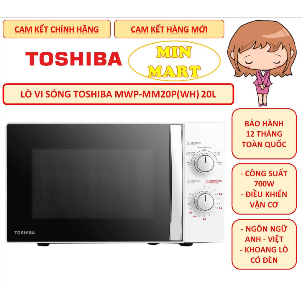 Lò Vi Sóng Toshiba 20L & 24L Bán Chạy: Cam Kết Chính Hãng, Hàng Mới Đập Hộp, Bảo Hành 12 Tháng | BigBuy360 - bigbuy360.vn