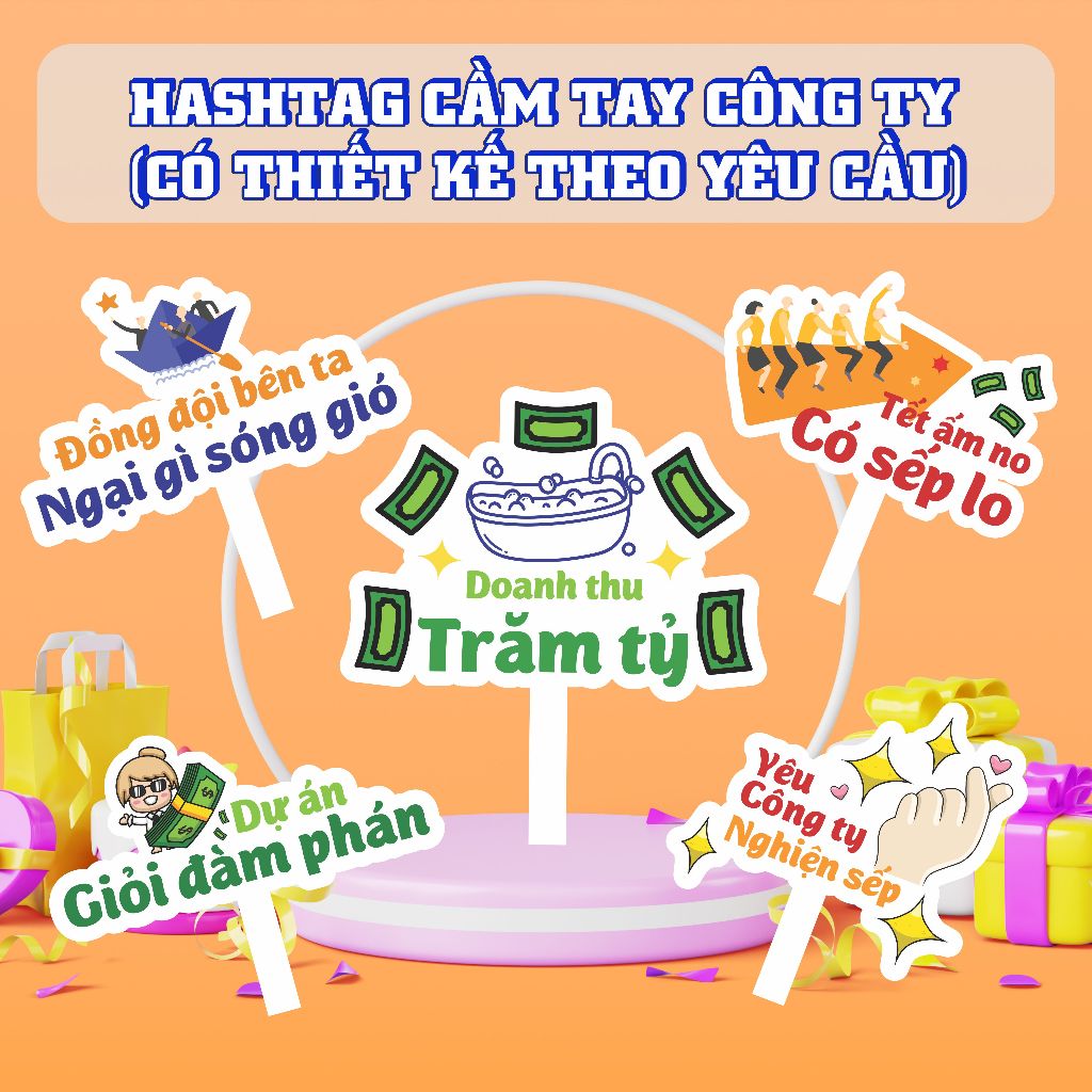 Hashtag Cầm Tay Công Ty, Doanh Nghiệp.