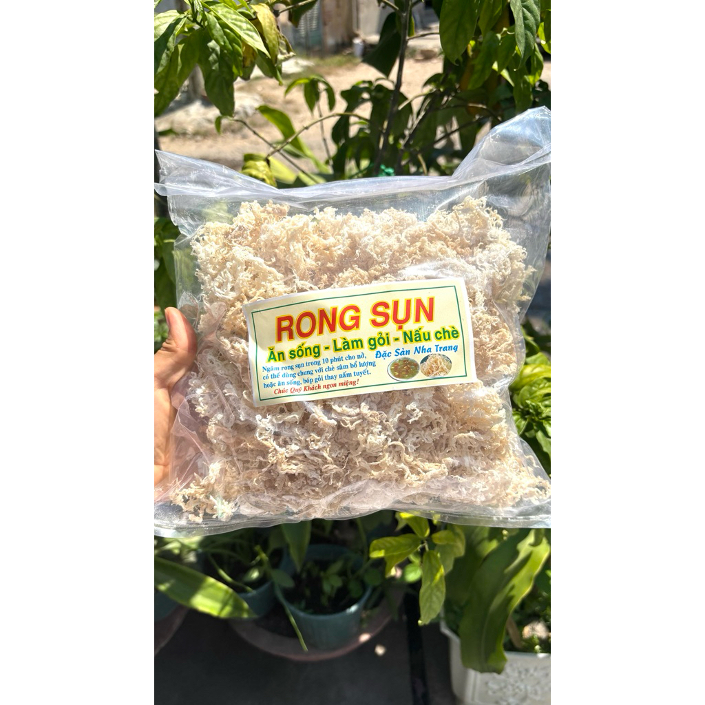 Rong Sụn Muối khô Phan Rang 500g ( hàng khô muối L1)