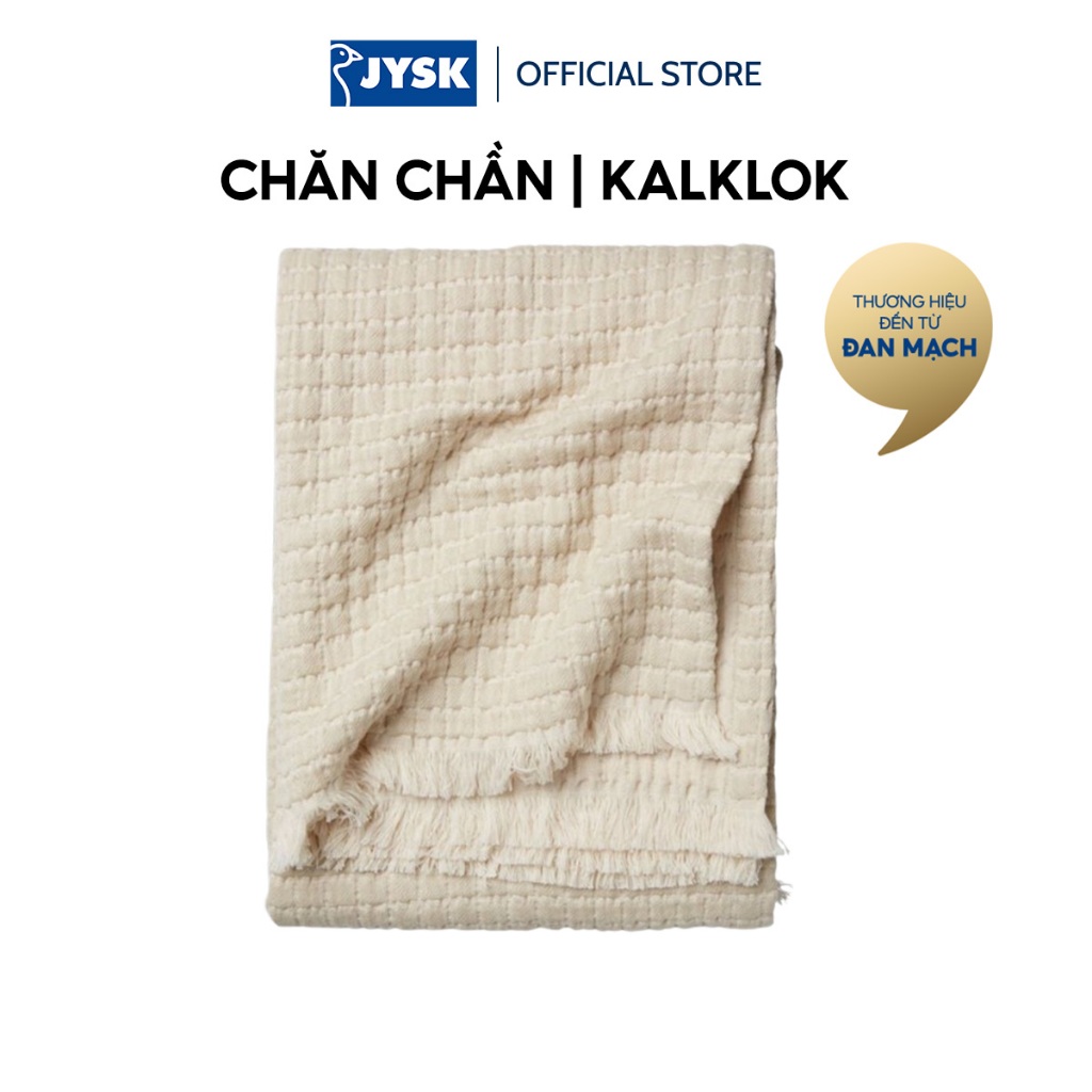Chăn sofa | JYSK DVERGSYRE | cotton/polyester | be | R130xD170cm