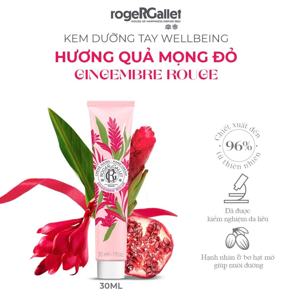 [Livestream] Kem dưỡng da tay Wellbeing Roger&Gallet 30ml