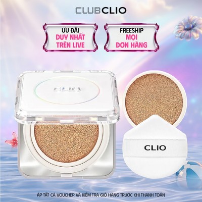 [LIVE] Phấn Nước Clio Mỏng Nhẹ & Che Khuyết Điểm Kill Cover Founwear Cushion The Original 15G (kèm lõi)