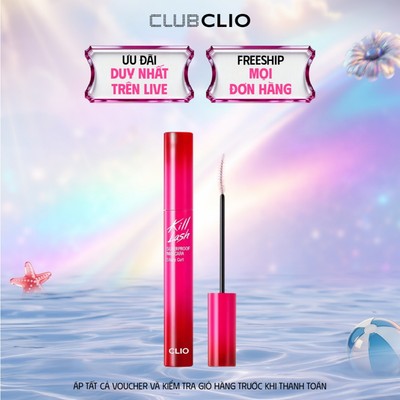 [LIVE] Mascara Làm Cong Mi, Chống Trôi Clio Kill Lash Superproof Mascara 7g