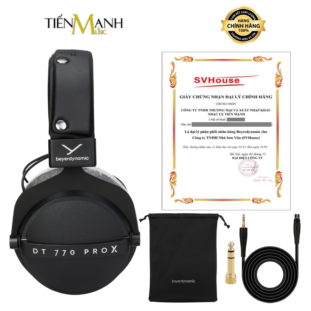 Tai Nghe Kiểm Âm Beyerdynamic DT770 Pro X 48 Ohms - DT 770 Beyer Dynamic Studio Monitor Headphones