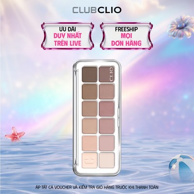 [LIVE] Bảng Màu Mắt 12ô Clio Pro Eye Palette Air 7g