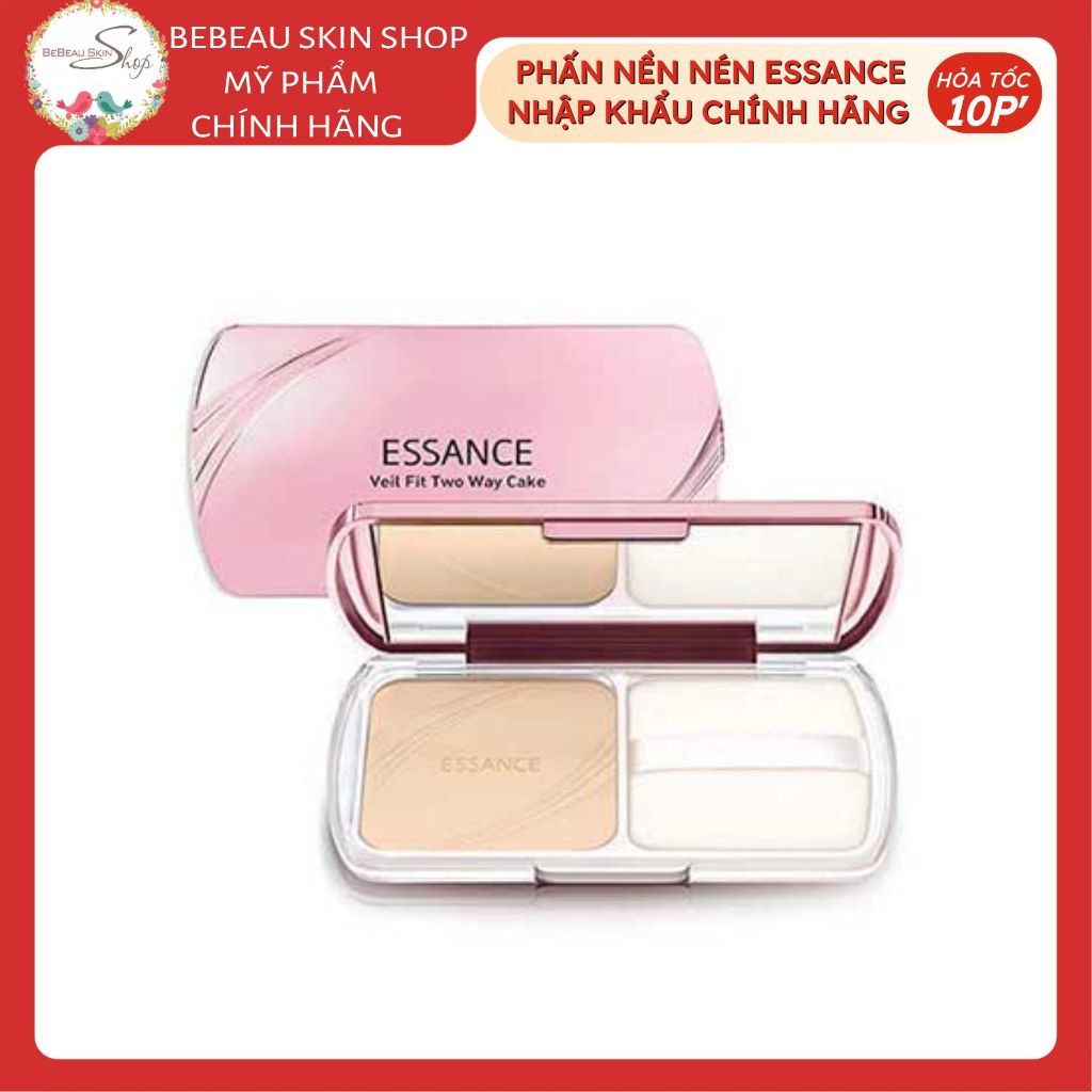 Phấn Nền Essance Veil Fit Two Way Cake Siêu Mịn Lâu Trôi SPF40/PA++ 7g Nhập Khẩu Chính Hãng