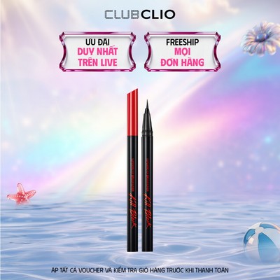 [LIVE] Bút Kẻ Viền Mắt Chống Trôi Clio Superproof Brush Liner 0.55ml