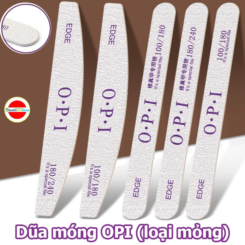 3 cây Dũa móng OPI loại mỏng