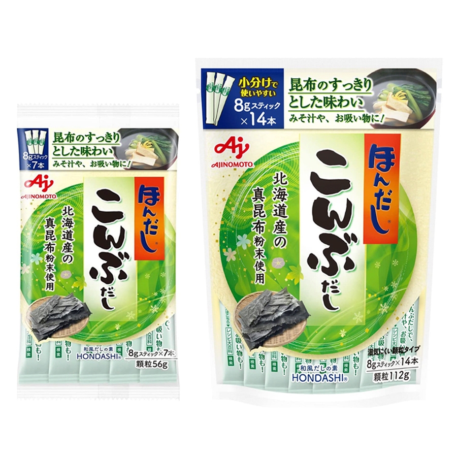 Hạt nêm rong biển Ajinomoto Hondashi gói 7 thanh & 14 thanh
