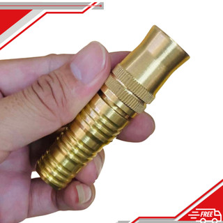Béc Rửa Xe Bằng Đồng Chỉnh Tia - Béc Nước Trung - Đầu Phun Tháo Rời, Nối Ống Mềm Đuôi Chuột 8mm