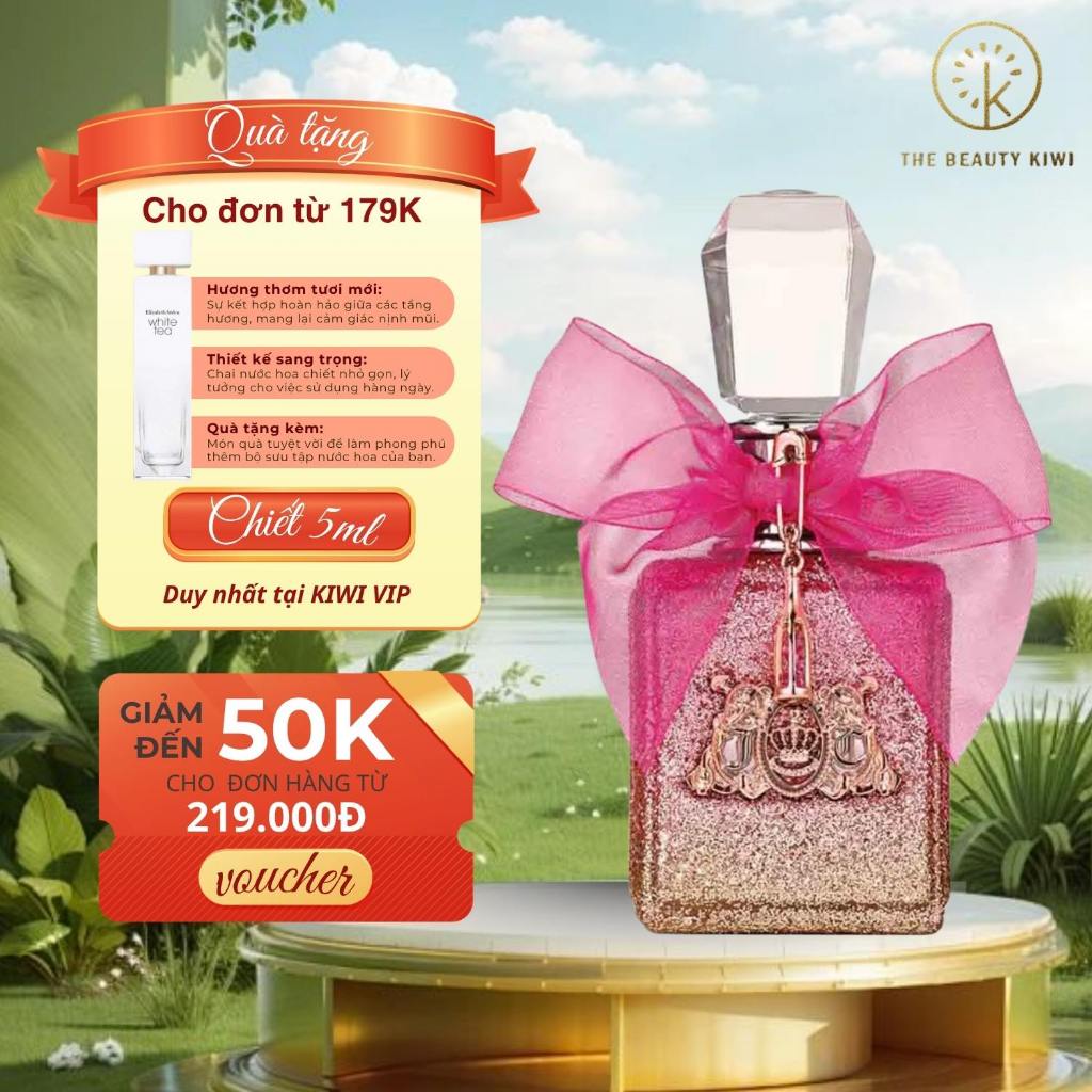 Nước hoa nữ chính hãng - Juicy Couture Viva La Juicy Rose chiết 10ml - Sang trọng - The Beauty Kiwi