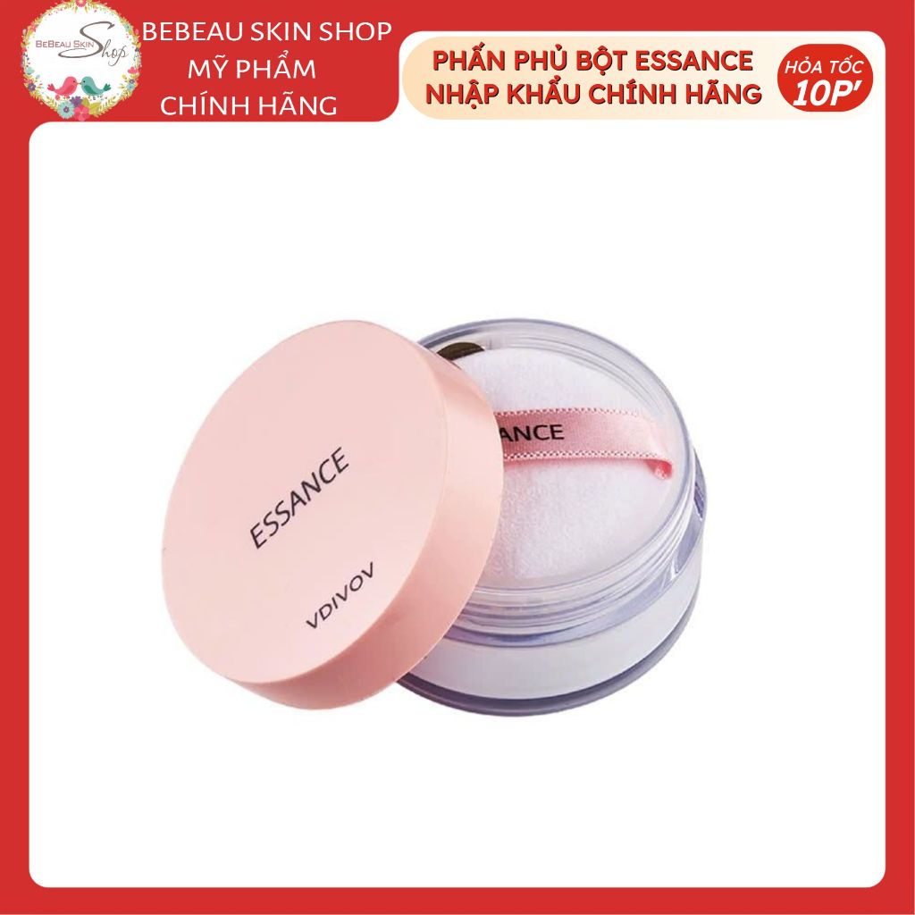 Phấn Phủ Bột Essance Setting Powder Kiềm Dầu Lâu Trôi Đa Năng Nhập Khẩu Chính Hãng 7g