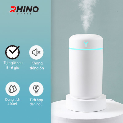 Máy phun sương,  tinh dầu Rhino H901 tạo ẩm dung tích 420ml