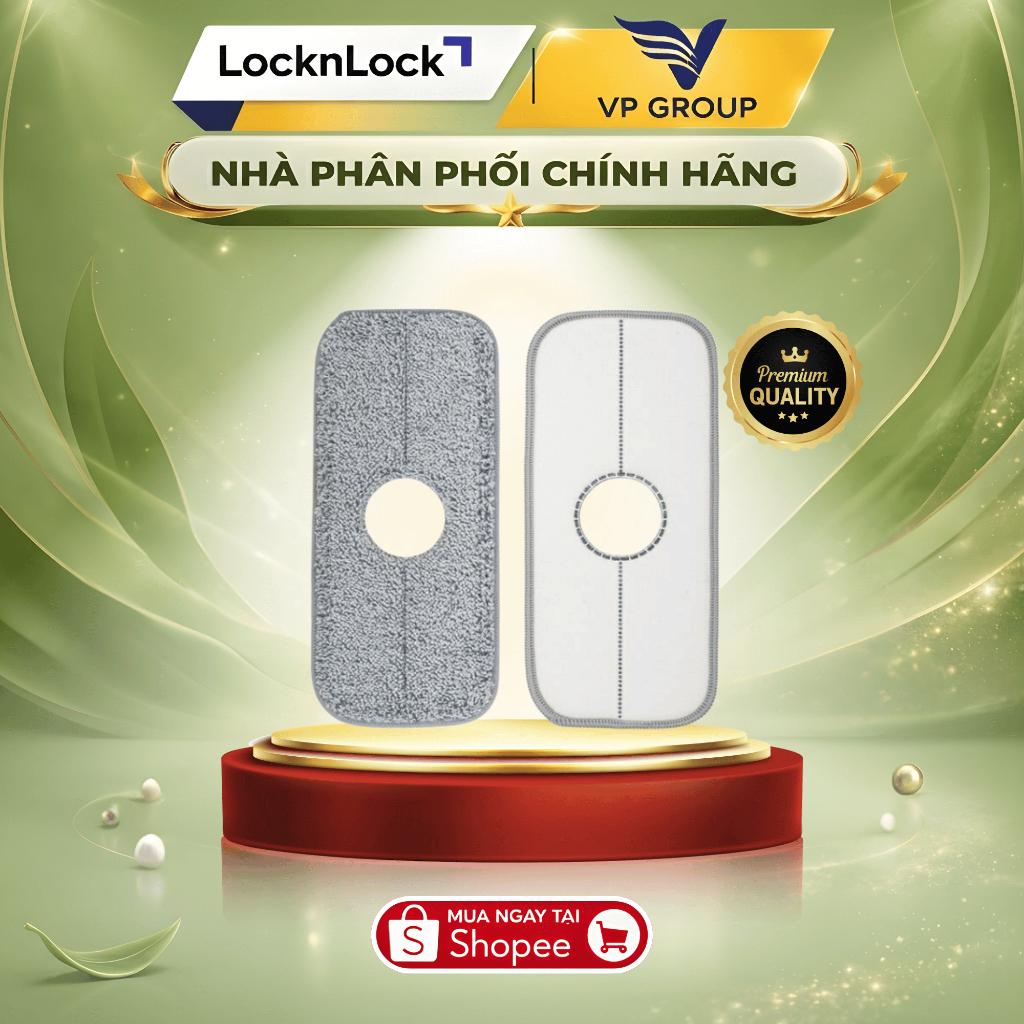 Bộ miếng lau nhà thay thế cây lau nhà ETM973 Chính hãng LocknLock Sweepy - ETM973RF (VPG)