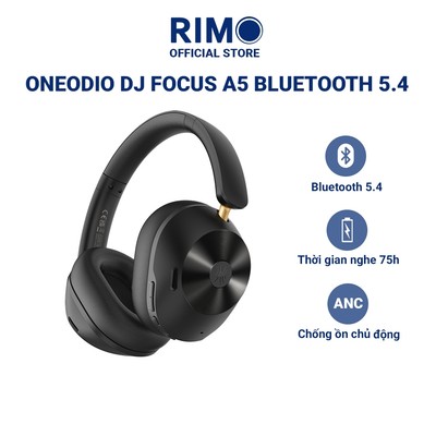 Tai nghe Bluetooth Headphone OneOdio Focus A5 Bluetooth 5.4 dùng được cho DJ, nghe nhạc, chơi game