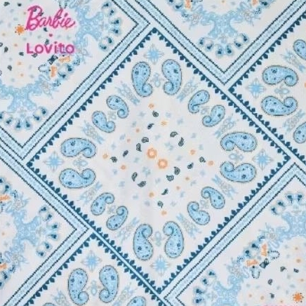 Barbie™ X Lovito Cami Dress with Paisley PrintBarbie™ X Lovito (New arrival) Đầm dây họa tiết Paisle