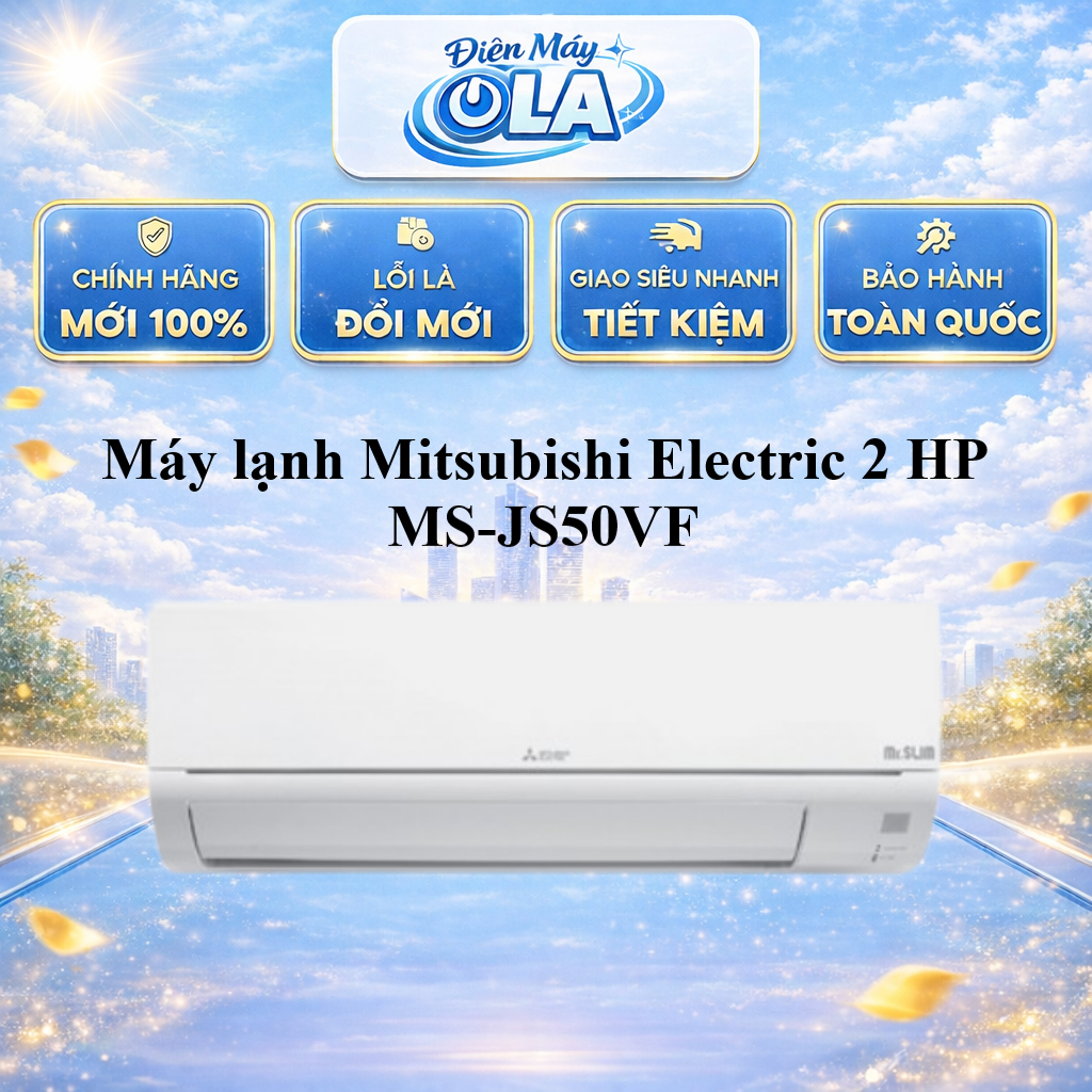 (HCM) - MS-JS50VF - Máy Lạnh Mitsubishi Electric 2.0HP MS-JS50VF