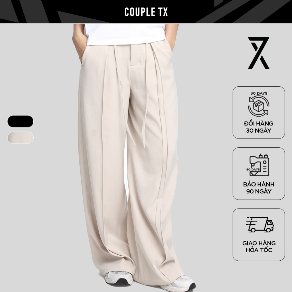 Quần Dài Nữ Couple TX Straight Xếp Li WPA 2016
