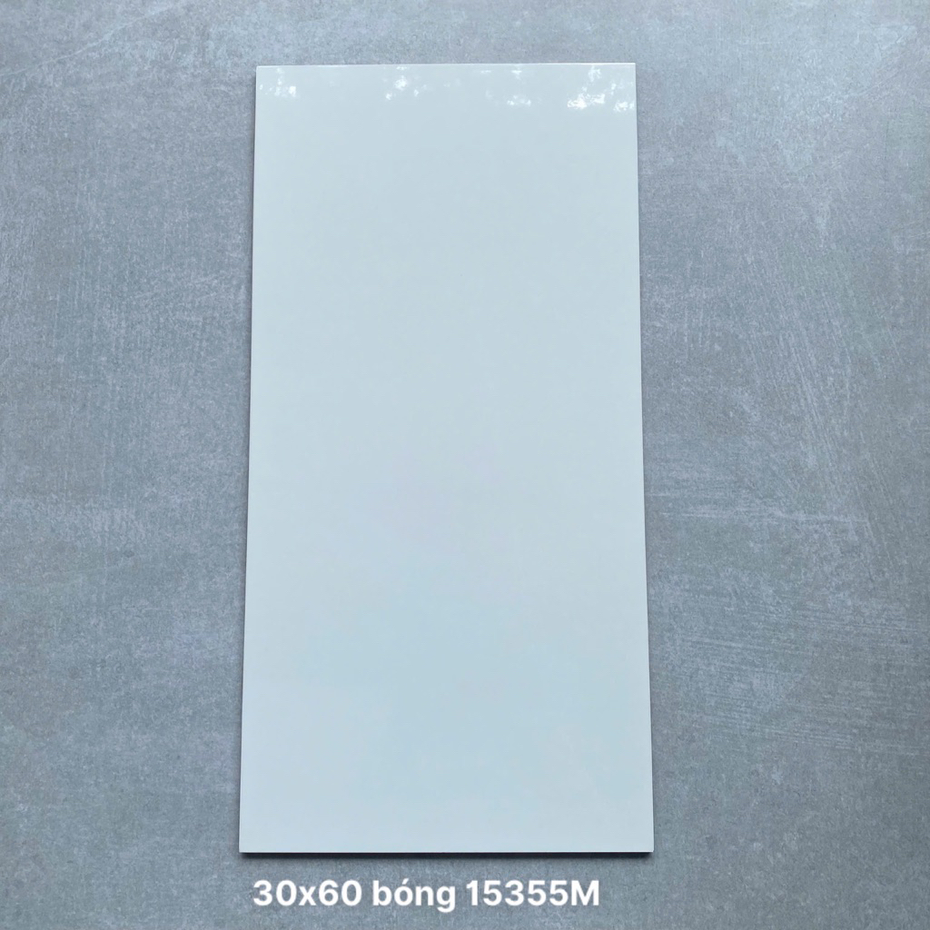 01 thùng gạch 30x60 men bóng màu kem nhẹ