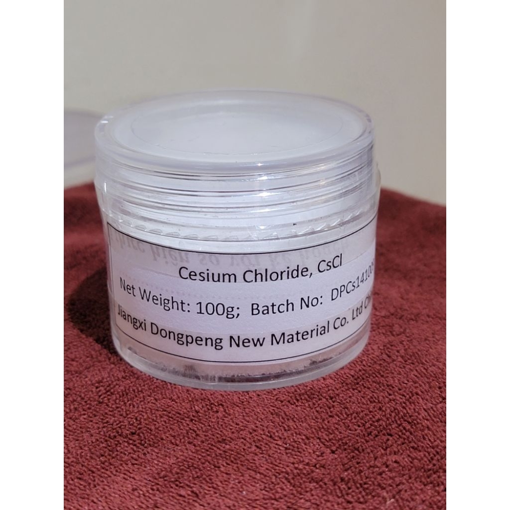 Chất Cesium Chloride, CsCl lọ 100g. DPCs141009.