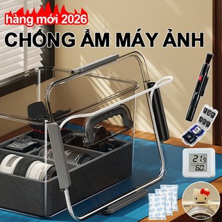 Hộp chống ẩm máy ảnh cao cấp trong suốt, có thể tự do tùy chỉnh kích thước mút chống va đập