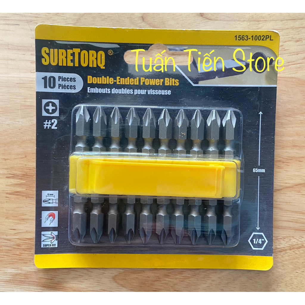 Mũi vặn vít bake 2 đầu 65mm - Mũi bắt vít bake 65mm SureTorp