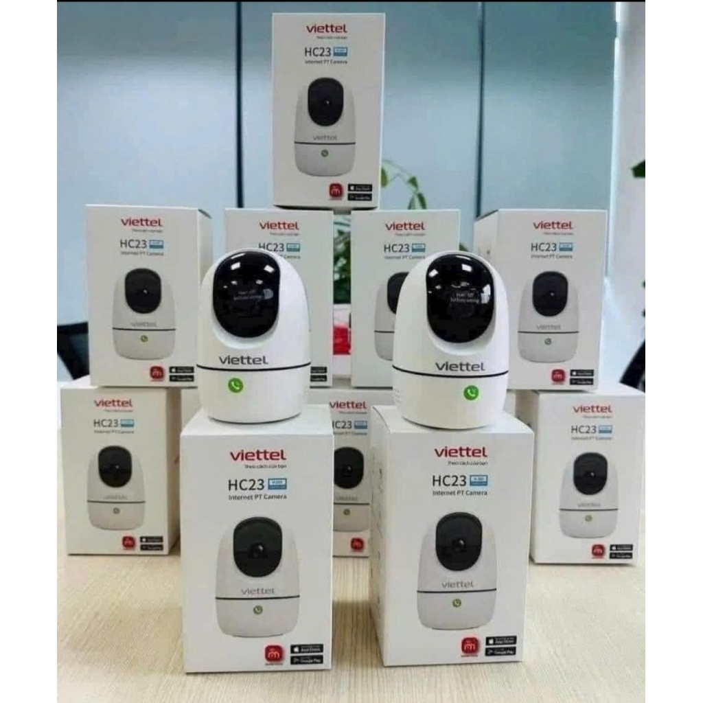 Camera trong nhà HC23 Viettel, xoay 360 ( tặng kèm đế chữ L)
