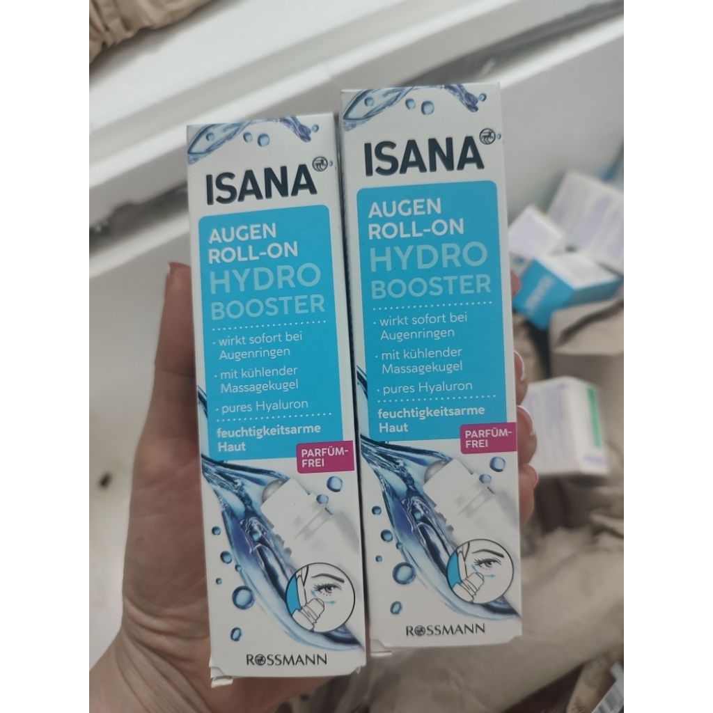 Thanh Lăn dưỡng mắt Isana Hydro Augen-Roller