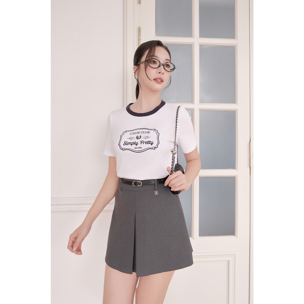 (𝐓𝐡𝐞 𝐔𝐩𝐰𝐢𝐧𝐝 𝐊𝐢𝐭𝐞)Quần short giả váy tuytsi ly giữa chất liệu cao cấp, form tôn dáng, thanh lịch thời trang Calie QS056 | BigBuy360 - bigbuy360.vn