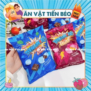Kẹo Dynamite Big Bang (Gói 308G), kẹo cứng hương vị Bạc Hà/Dâu, đồ ăn vặt