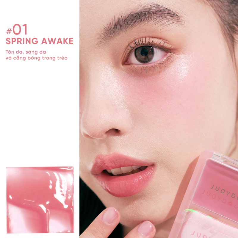 [NEW] JUDYDOLL Má Hồng Kem Glow Blush Balm Căng bóng Không vỡ nền Tự nhiên Lâu trôi 3g | BigBuy360 - bigbuy360.vn