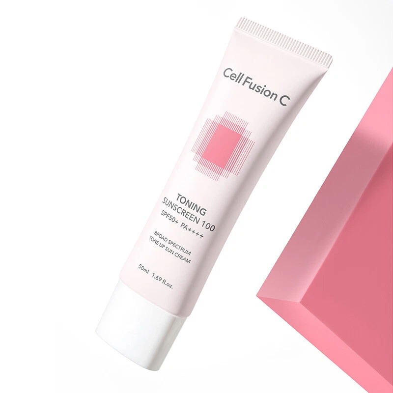 [Moon Cosmetic] Kem chống nắng C.E.L.L F U S I O N C HỒNG Toning UV 50ml_CN4