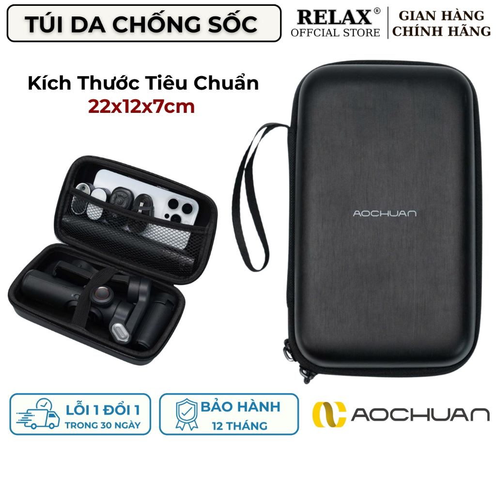 Túi Đựng Bảo Vệ Cho Gimbal AOCHUAN cho các dòng Smart V8, X3, Zhiyun Smooth 5/5S Chống Sốc Tuyệt Đối