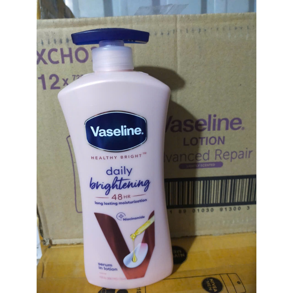 Sữa dưỡng thể Vaseline Healthy Bright 725ml mẫu mới-chuẩn mỹ