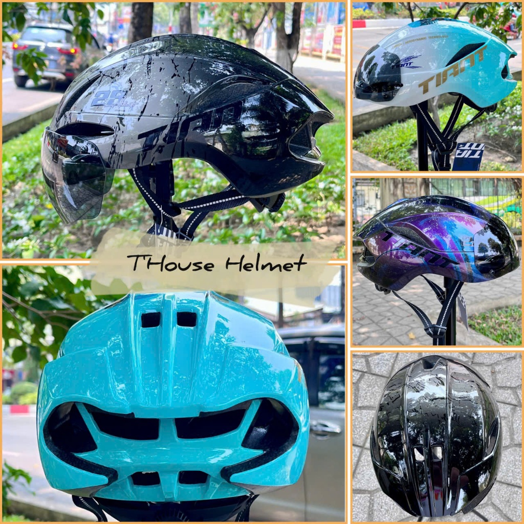 Mũ bảo hiểm đi xe đạp Tiant D03 Plus thể thao kiểu dáng thời trang chính hãng Tiant