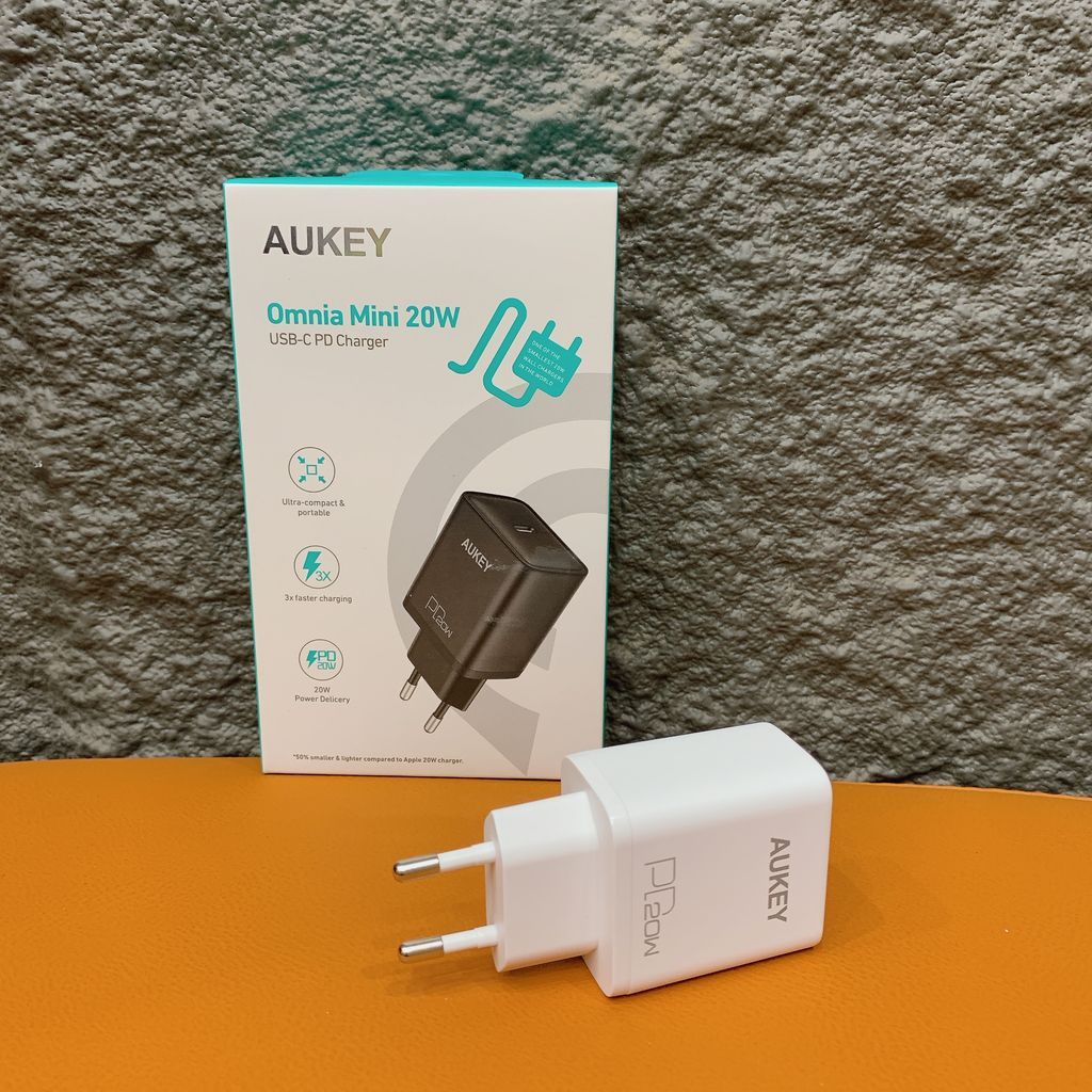 Củ sạc nhanh 20W hãng Aukey Omnia OMNIA USB-C PD PA-B1 B2