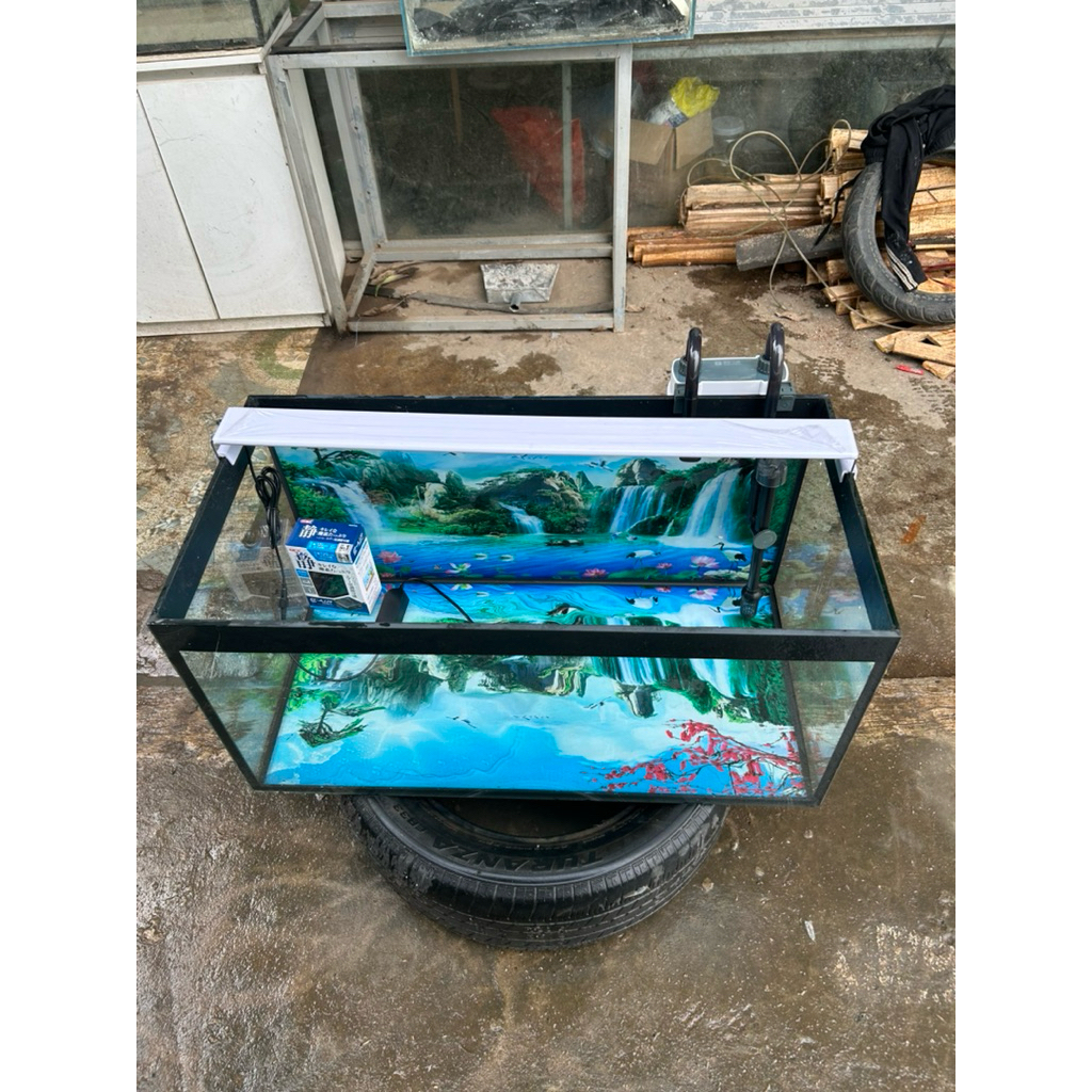 Trọn bộ bể cá 80x40x40, lọc thùng, giao hàng toàn quốc