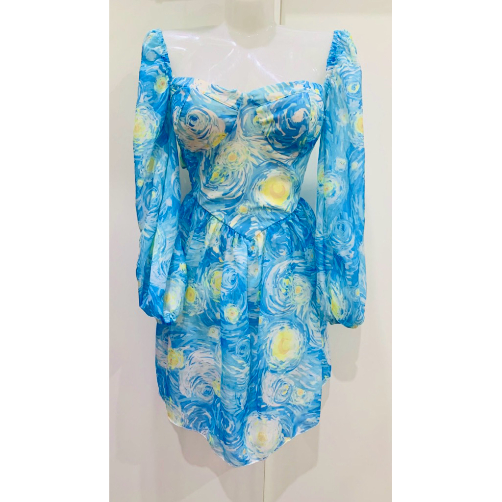 💐👑♻️[✨Newly Items]Designed 💃🏻 The Starry Night Bra-less Dress [🎀SONRISA’s MARCH 2️⃣0️⃣2️⃣6️⃣🎇🐎🎆] (Up