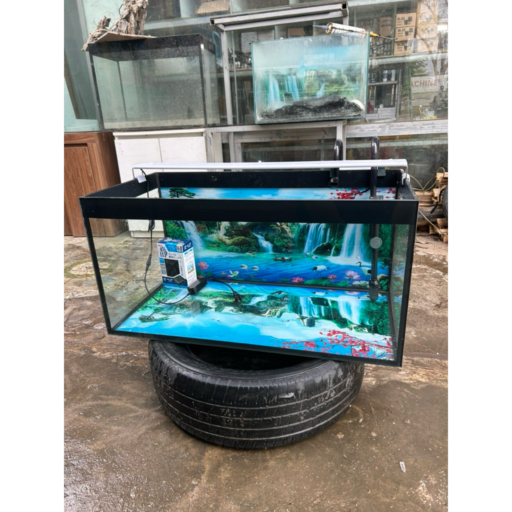 Bể cá 80x40x40; keo đen, kính 8ly vfg, GH toàn quốc