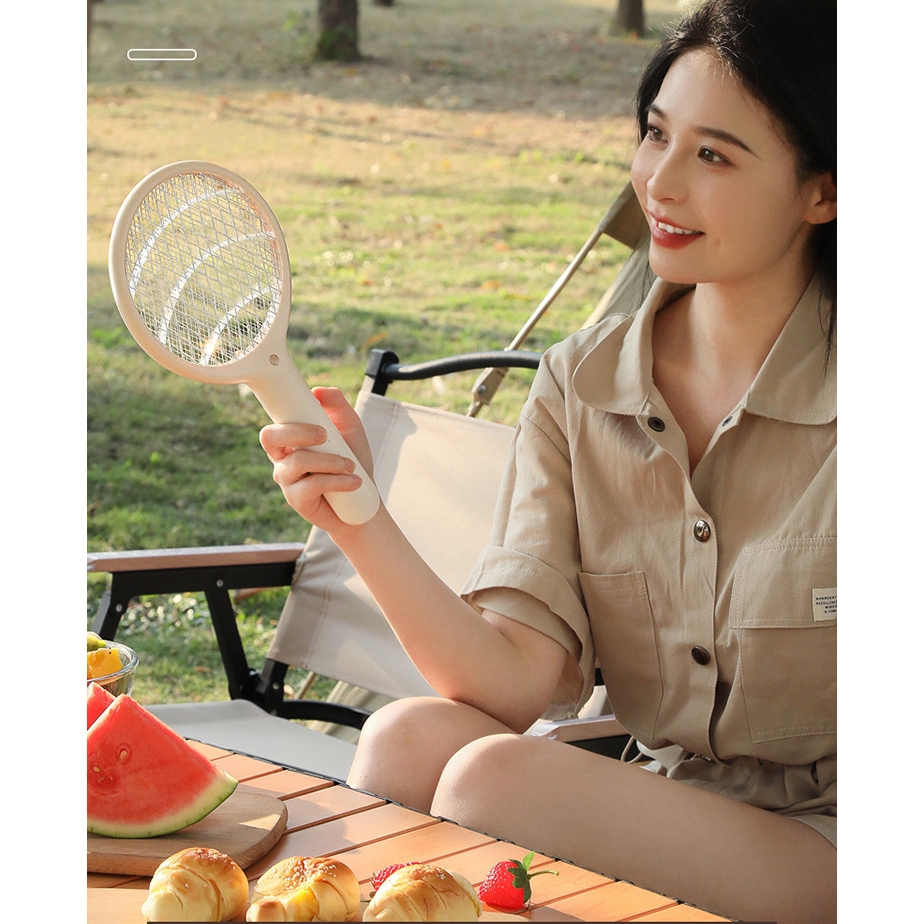 Vợt muỗi mini du lịch đập muỗi vỉ bắt muỗi mini electric mosquito swatter