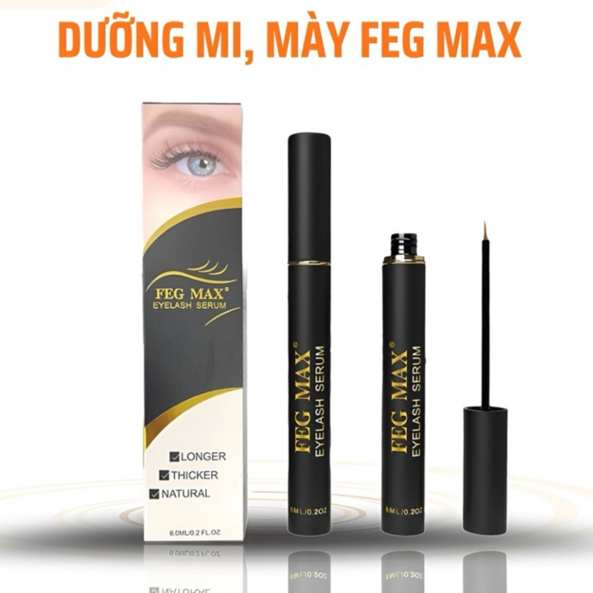 Dưỡng mi FEG Max Serum phiên bản cải tiến, hiệu quả hơn gấp 5 lần 6ML