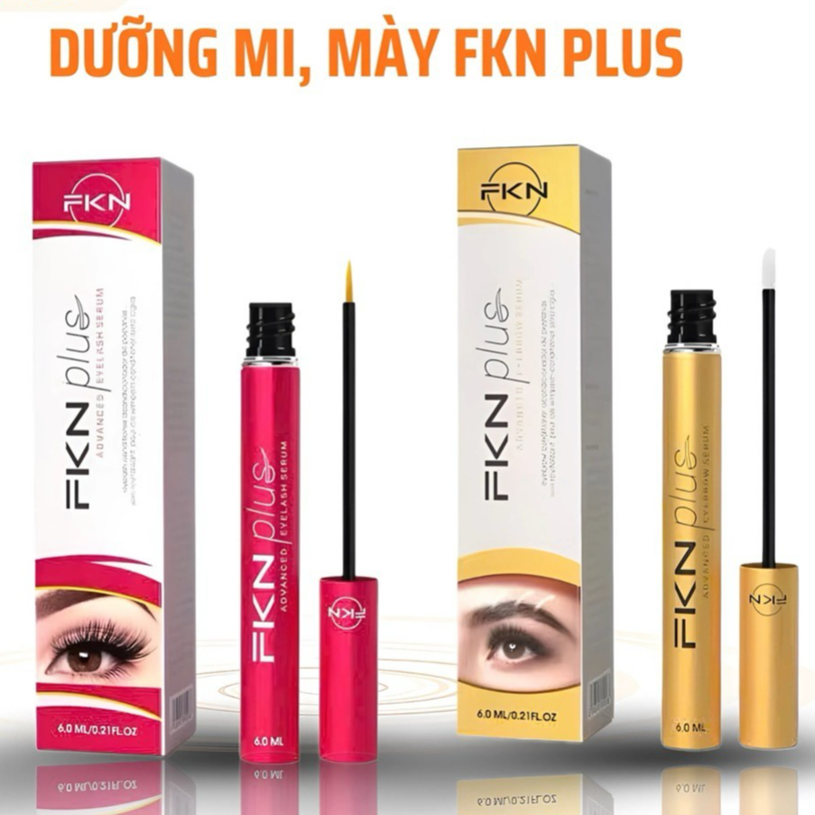 Combo Dưỡng Mi FKN PLus, mày fkn Mẫu mới , Giúp Mi Mày Đẹp Nhanh Trông Thấy