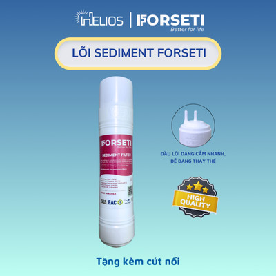 Lõi lọc thô Sediment Forseti đúc, cắm nhanh loại bỏ cặn bẩn đến 1 Micron - Nhập khẩu Hàn Quốc