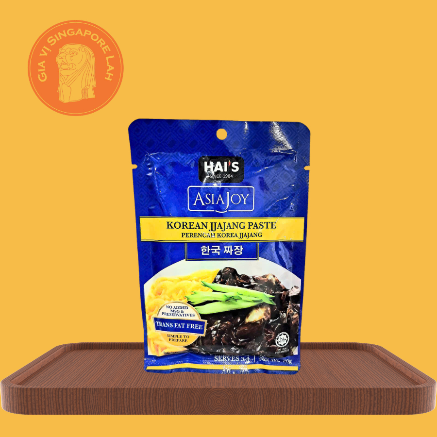 [HSD/EXP: 14/08/2027] Sốt Tương Đen Hàn Quốc Nấu Mì Jjajang / HAI'S Asia Joy Korean Jjajang Paste 70