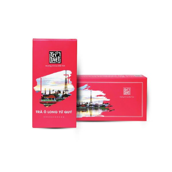 Trà Ô Long Tứ Quý - Oolong Tứ Quý Trí Việt - Hộp 100g