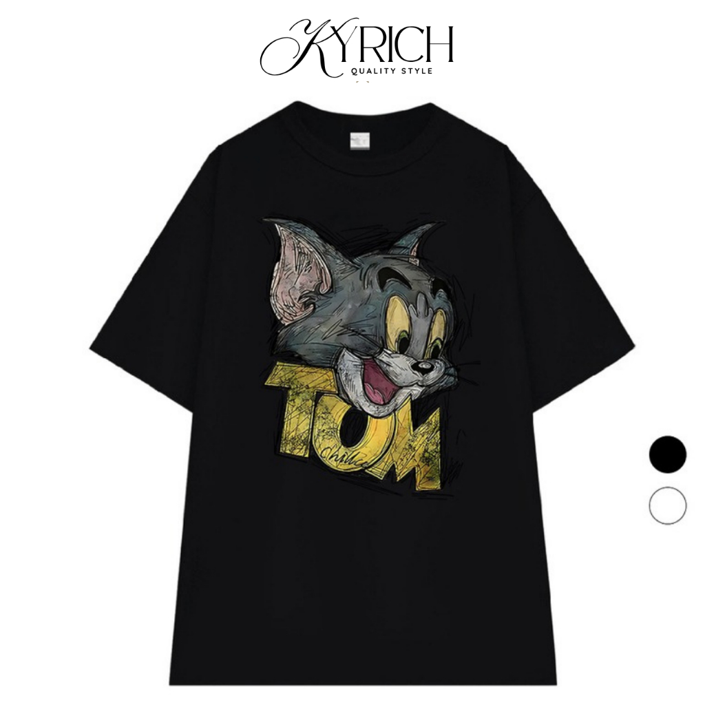 Áo Thun Kyrich Premium Tee Tom And Jerry Graphic Vintage Streetwear Unisex