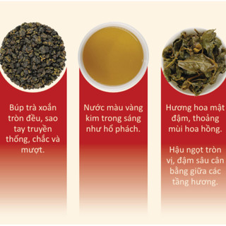 Trà Ô Long Tứ Quý - Oolong Tứ Quý Trí Việt - Hộp 100g