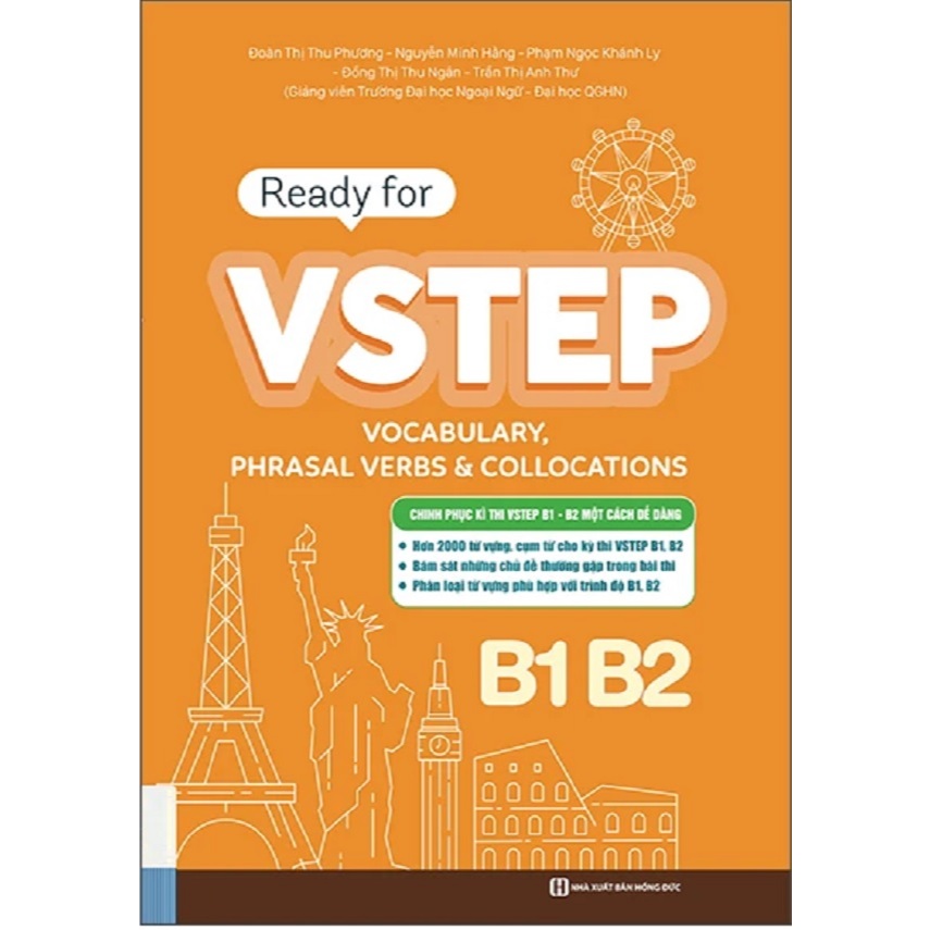 Sách - Ready For VSTEP: Vocabulary, Phrasal Verbs And Collocation B1 B2