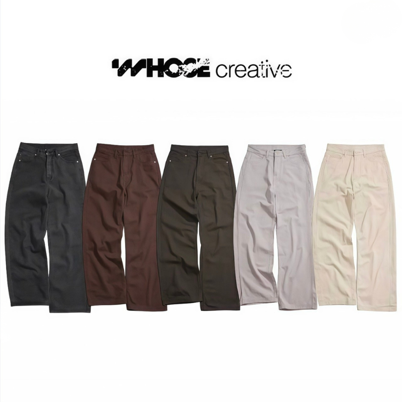 WIDE STRAIGHT JEANS WHOSE - Quần jeans ống đứng wide fit Whose Studio