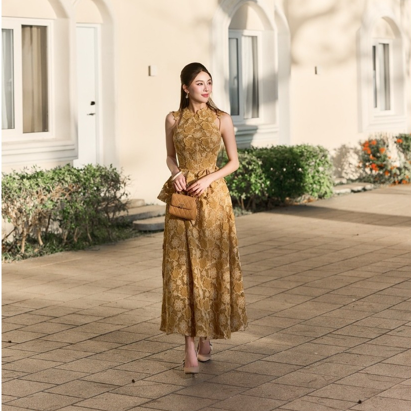[HAMER DRESS] Đầm công sở thiết kế by DARLING DIVA, Chất liệu ren mềm, Phong cách sang trọng